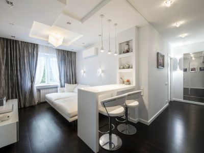 Дизайнерский ремонт 1-комнатной квартиры